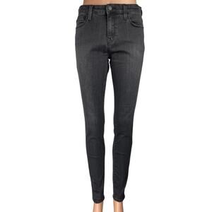 Gap Forever Strength Legging Black Mid Rise Stretch Skinny Denim Jeans Size M